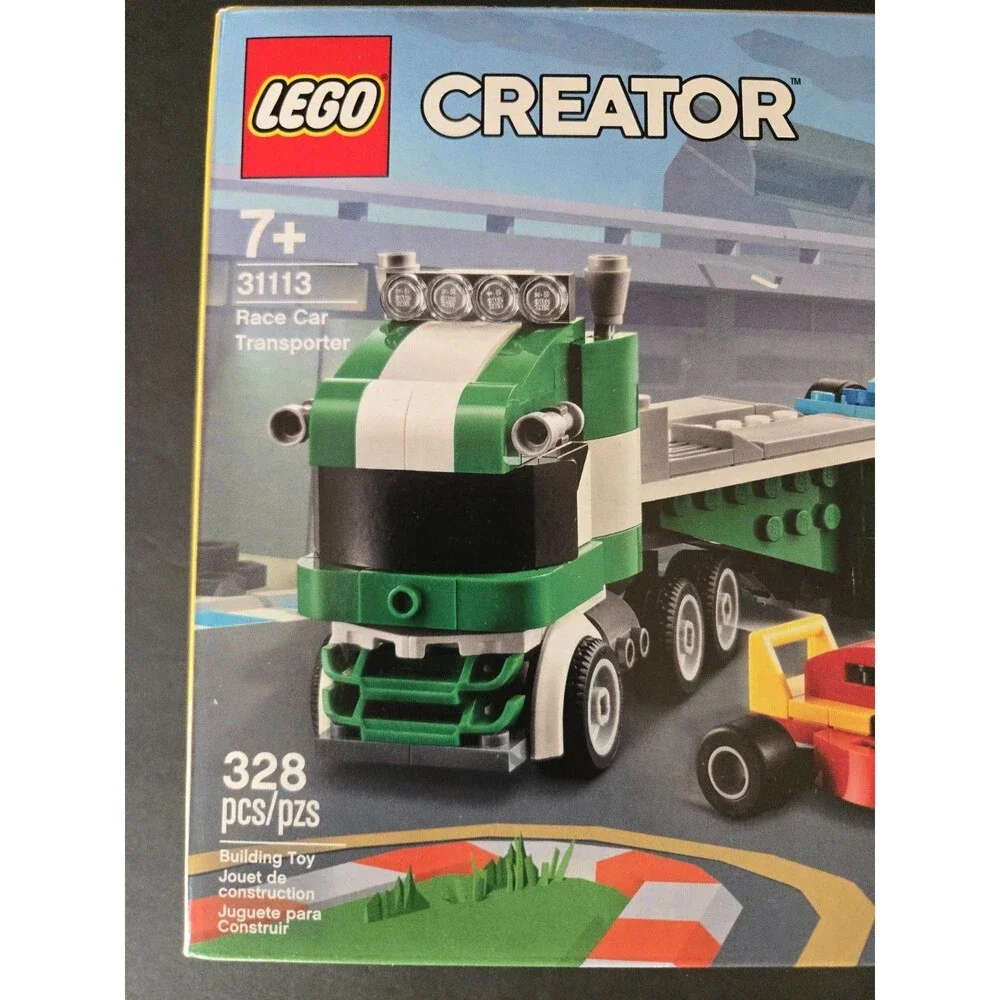 NEW LEGO Creator 3 In 1 Race Car Transporter 31113 Sealed Slight Box Dent
